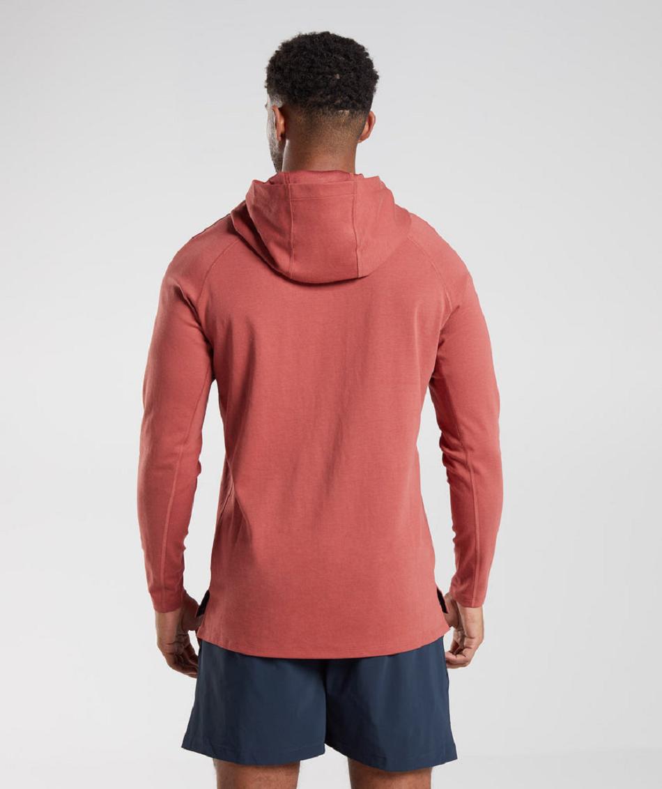 Sudadera Con Capucha Gymshark Studio Hombre Rosas Marrones | CO 3632DFM